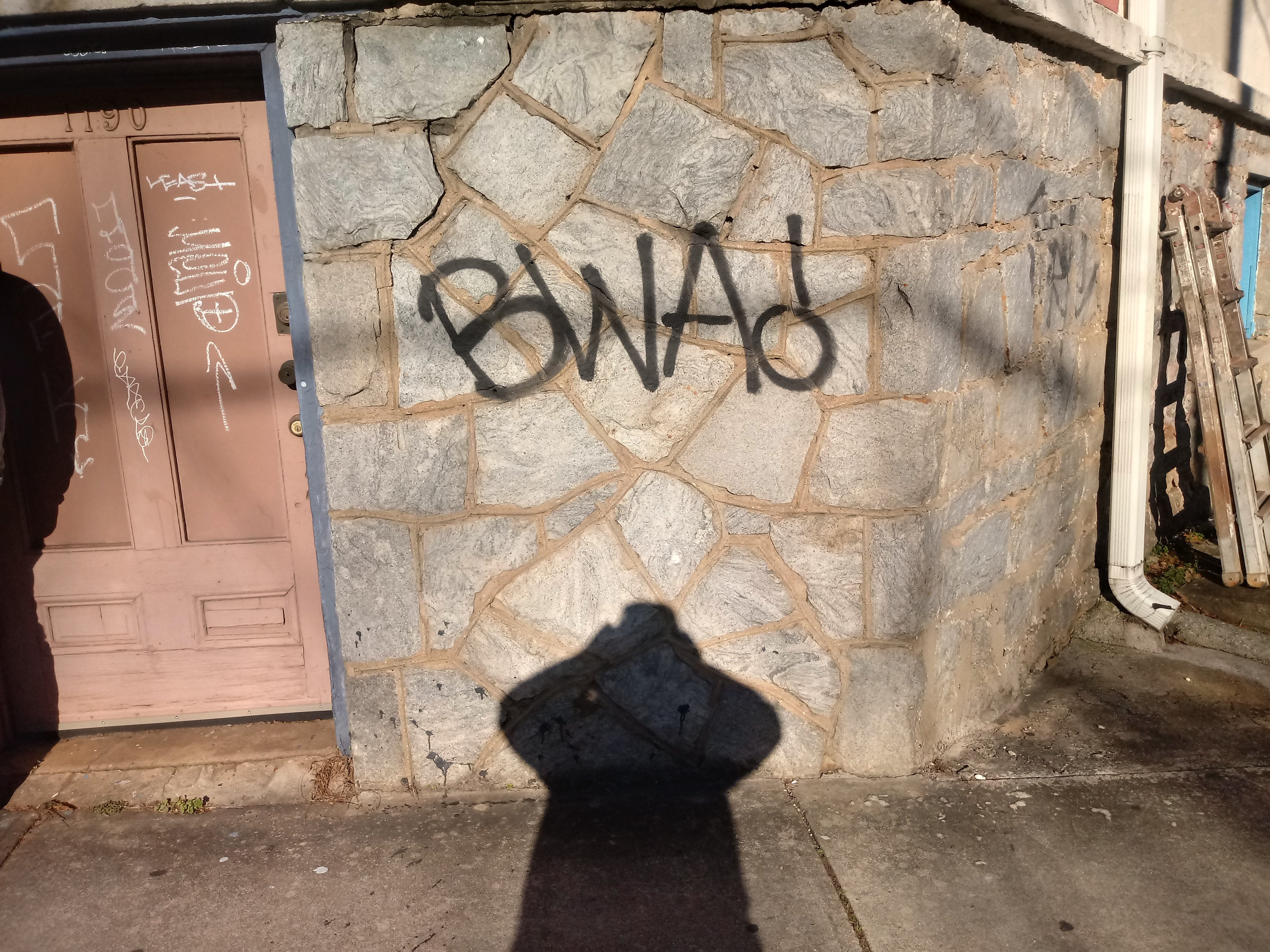 Before Graffiti Removal